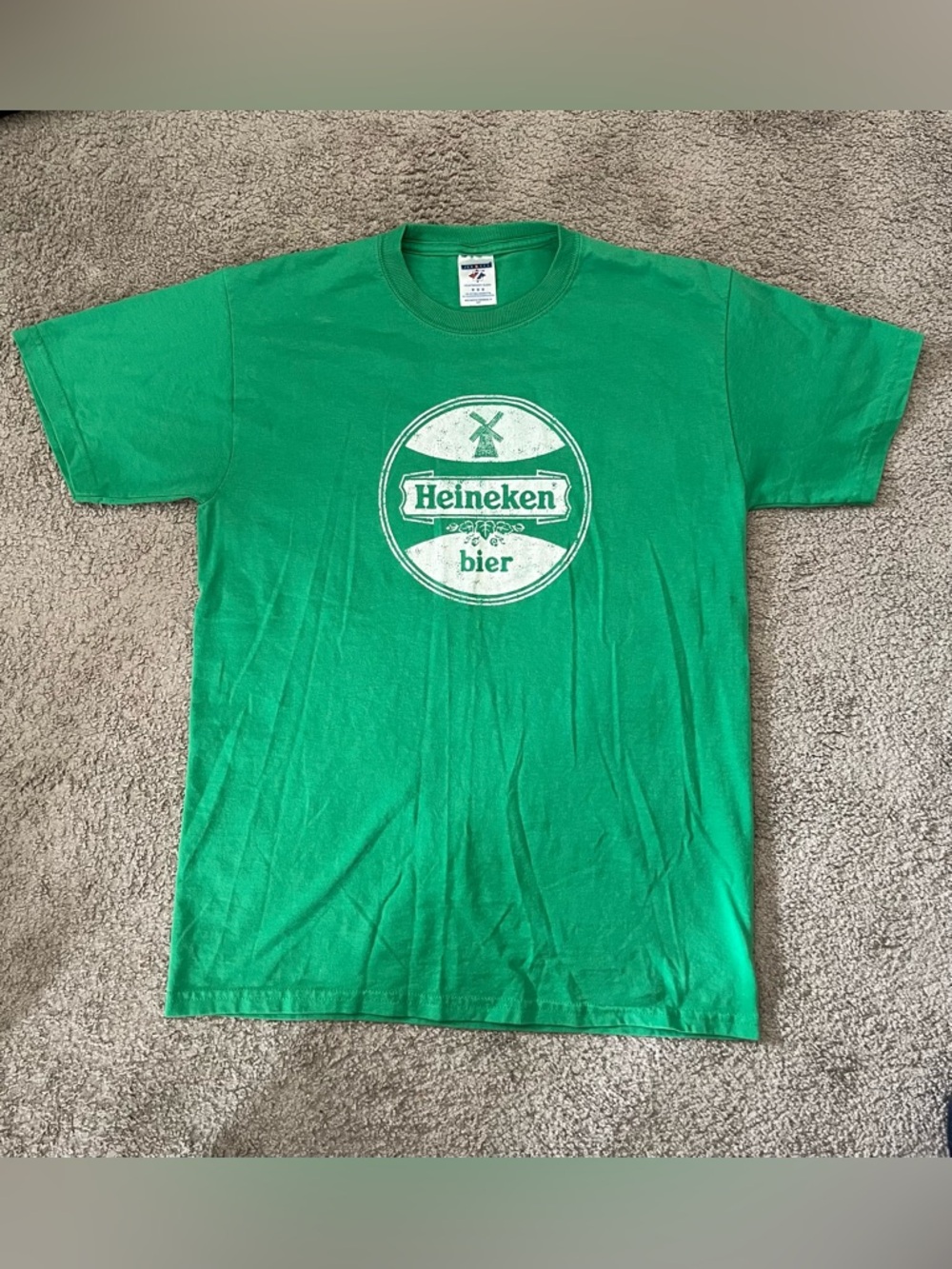 Heineken Green Logo T-Shirt - Men’s Size M